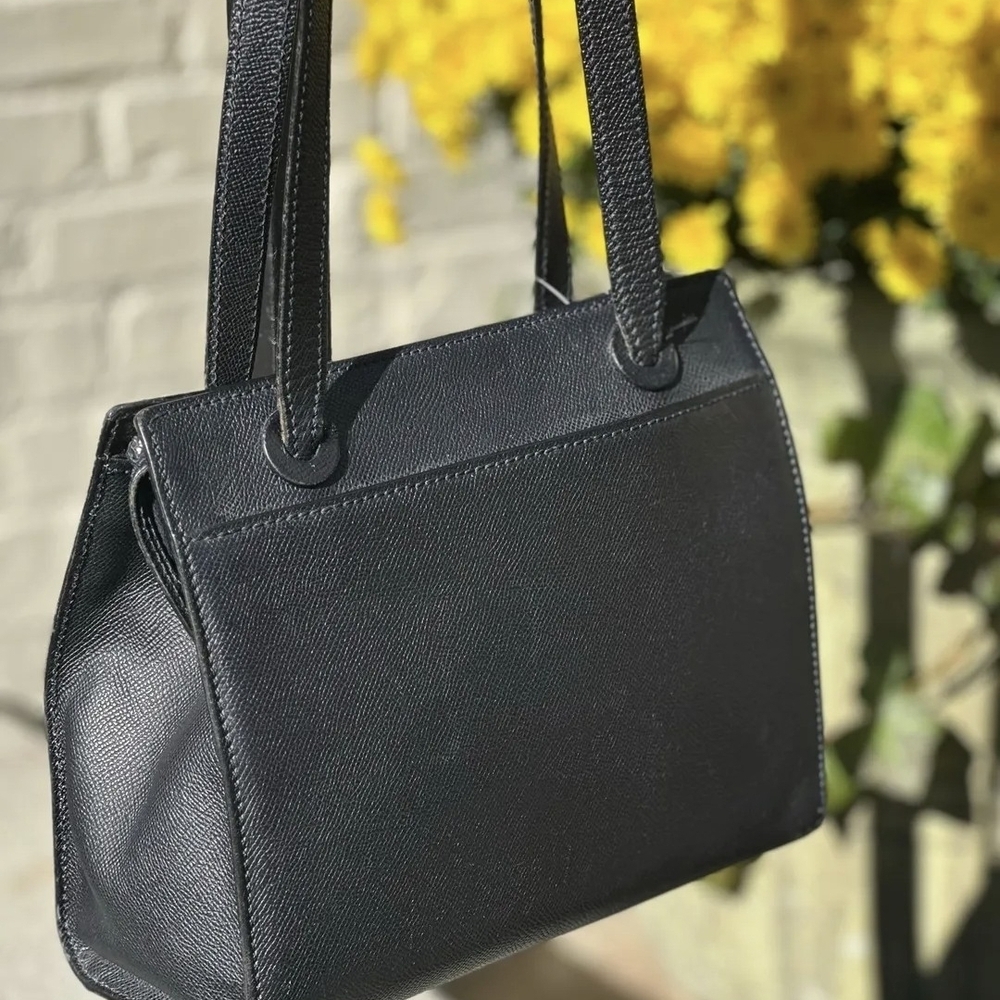 Authentic Chanel Black Leather Tote Bag - Picture 2 of 16